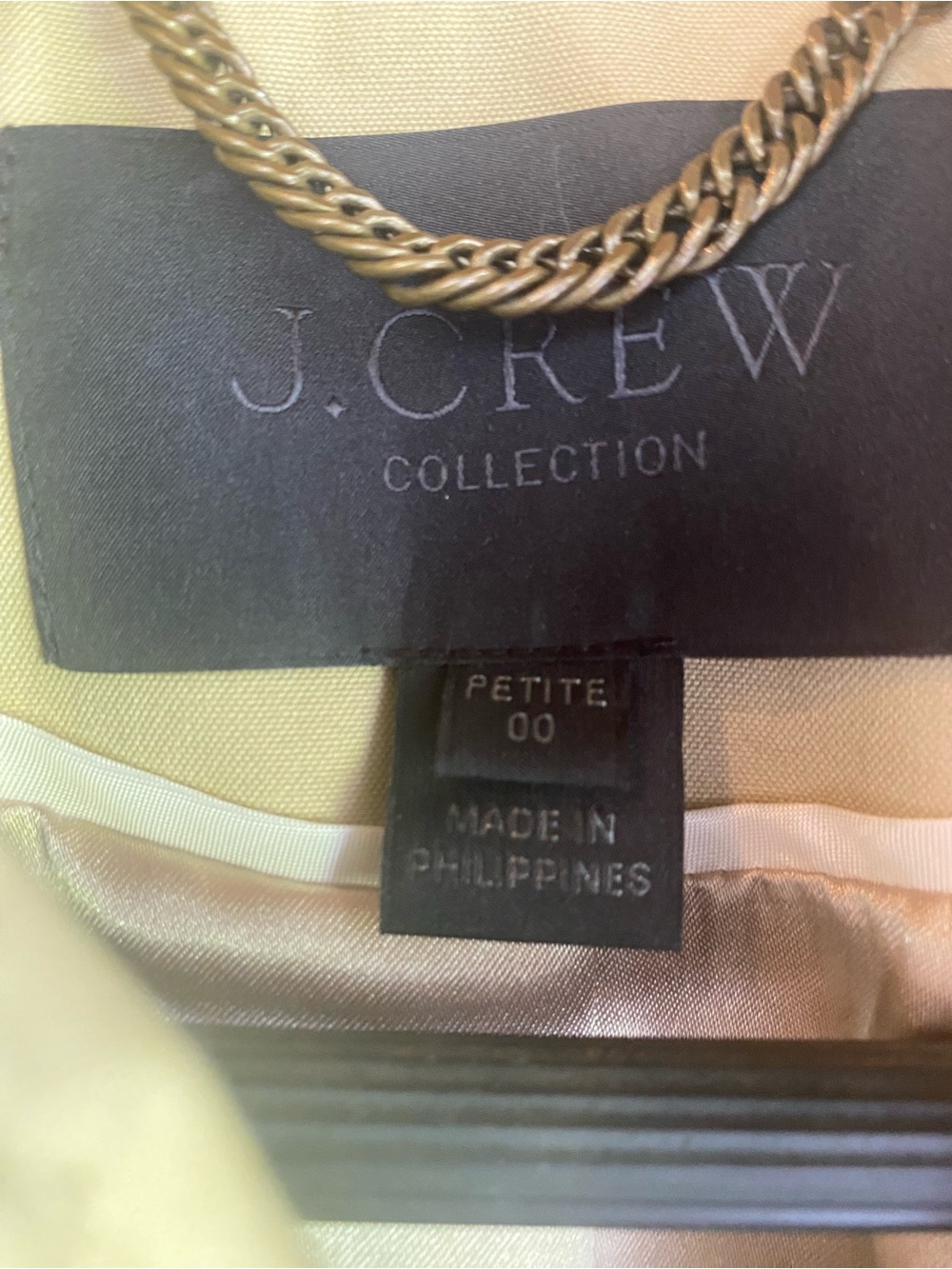 J Crew Classic Beige Trench Coat - Women's Double-Breasted Jacket - Picture 3 of 6